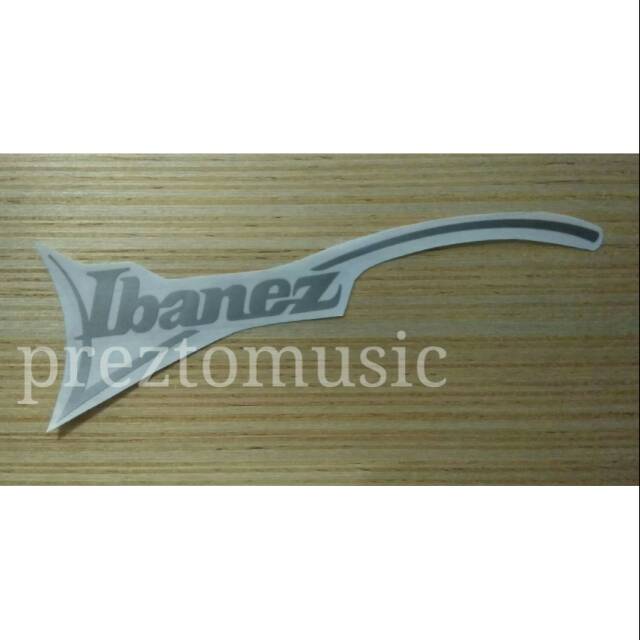 sticker ibanez silver