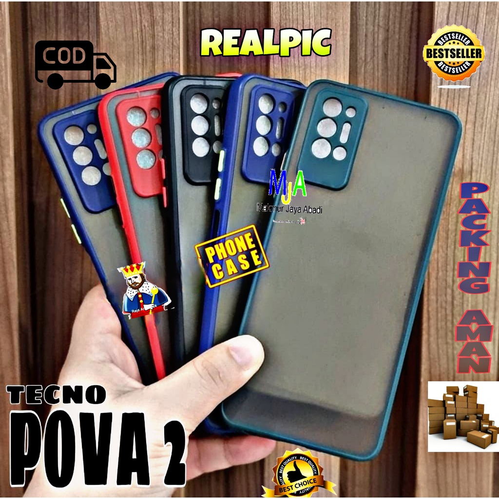 SOFTCASE TECNO POVA 2 - CASE MATTE FULL COLOUR MY CHOICE BUMPER CASE PELINDUNG KAMERA