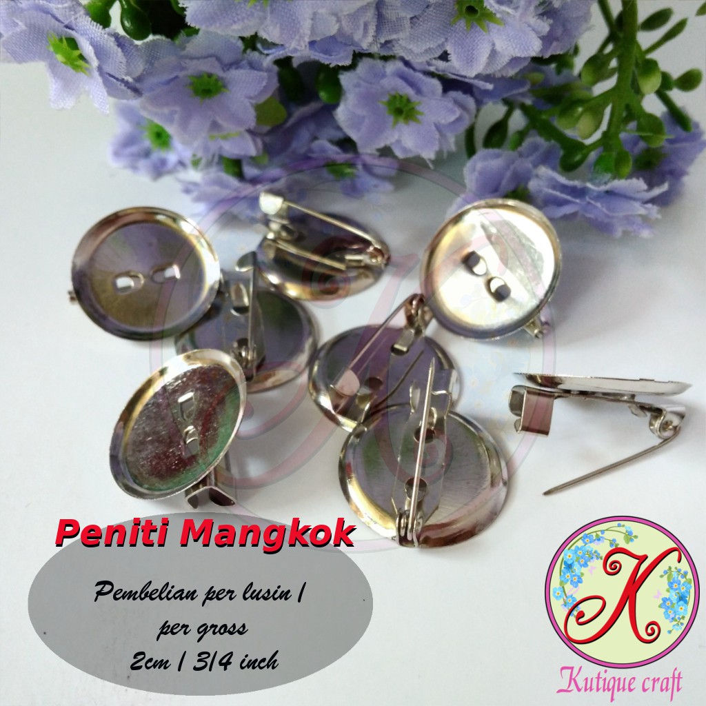 Peniti Mangkok 2cm per lusin