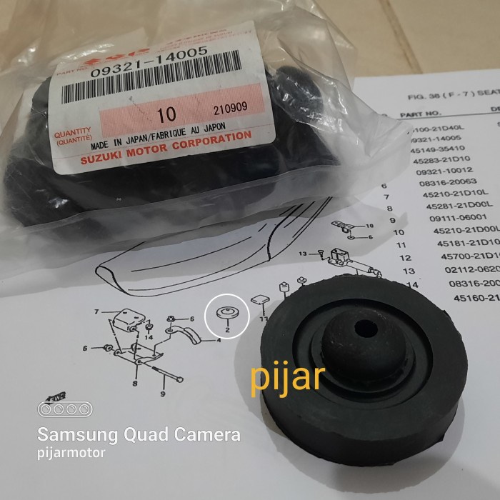 Karet Oreo Ganjal Jok RC 100 Bravo Sprinter Crystal Tornado Satria 120 bombastis