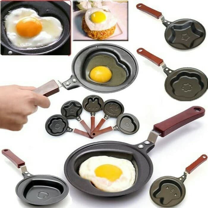 Panci Teflon Karakter Mini Wajan Teplon Anti lengket Frying Pan 12 cm