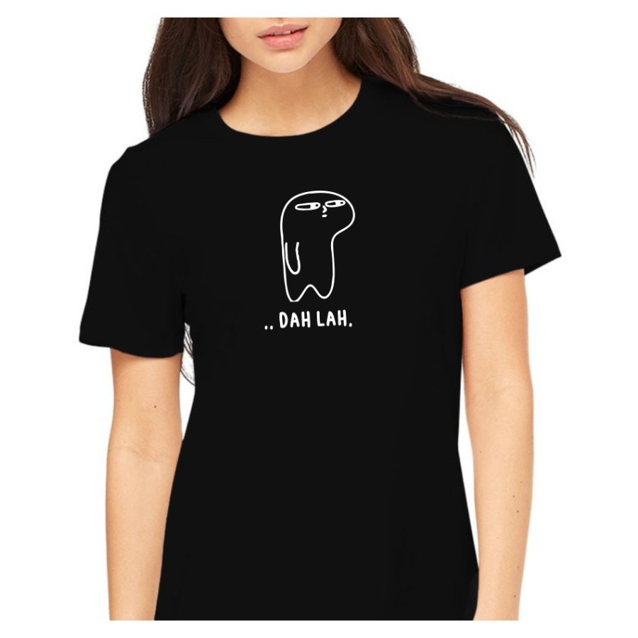 Kaos T Shirt Simple Logo Vernalta Unisex Pria Wanita