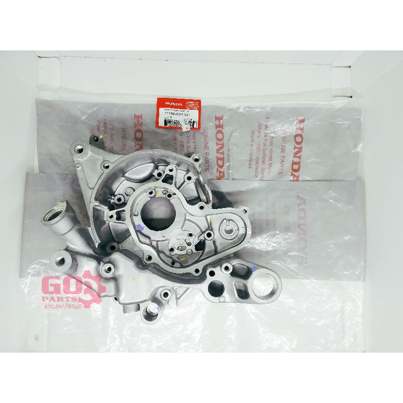 Crankcase 11100-KVB-931 Blok Calter Mesin Kanan Tap Oli ORI Honda Vario 110 CW - Vario 110 Techno Ka