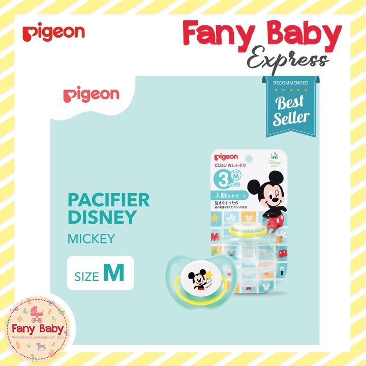 PIGEON PACIFIER MICKEY &amp; MINNIE