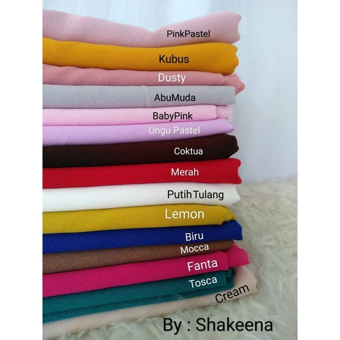 Bahan Kain Diamond Crepe 1 meter