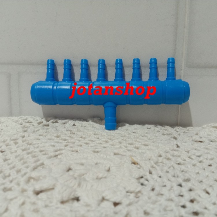 AIR DIVIDER MANIFOLD 8 WAY Pembagi Udara Aerator 8 Cabang lubang