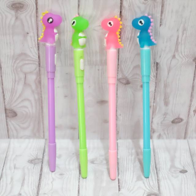 

PEN LAMPU DINOSAURUS / BOLPOIN PENA