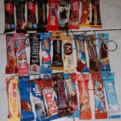 Ganci miniatur snack Gantungan kunci unik lucu murah gratis ongkir se indonesia