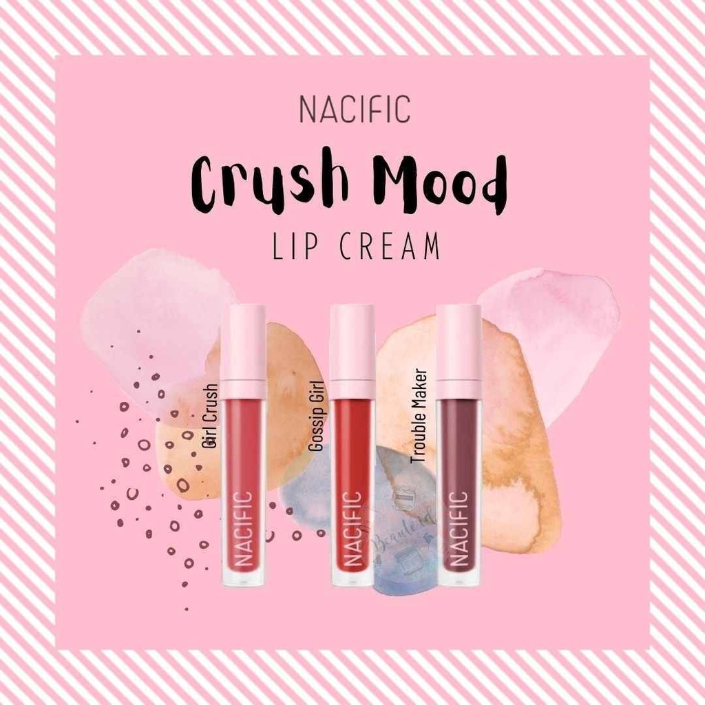 Nacific Crush Mood Lip Cream Lipstick Nacific