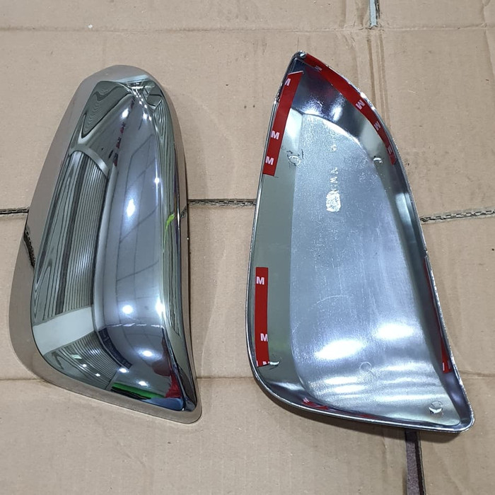 Cover TUTUP spion MODEL TEMPEL TOYOTA INOVA INNOVA REBORN 2016 sd 2023 CROME chrome hitam doff 2017 2018 2019 2020 2021 2022 tempel carbon hitam black piano glossy ribon