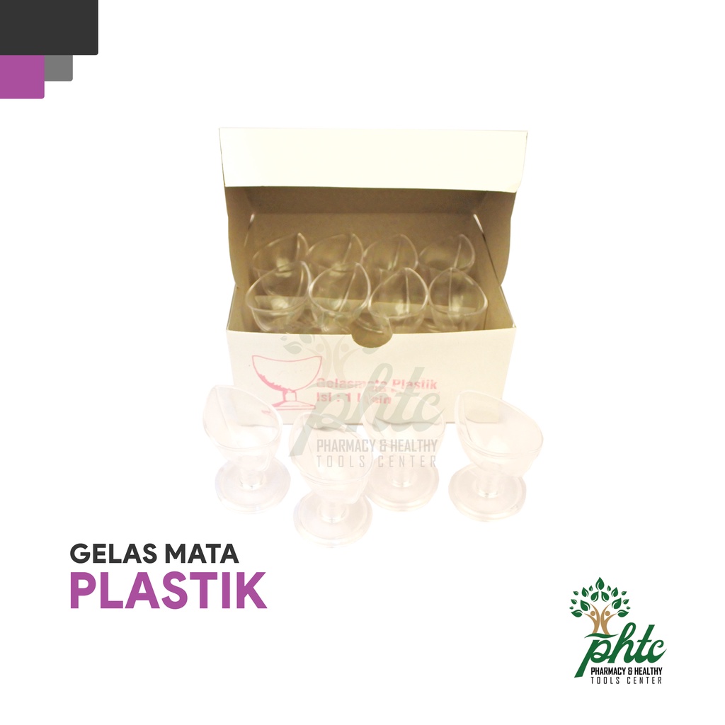 Gelas Cuci Mata Per Pcs l Eye Bath Glass - Plastik