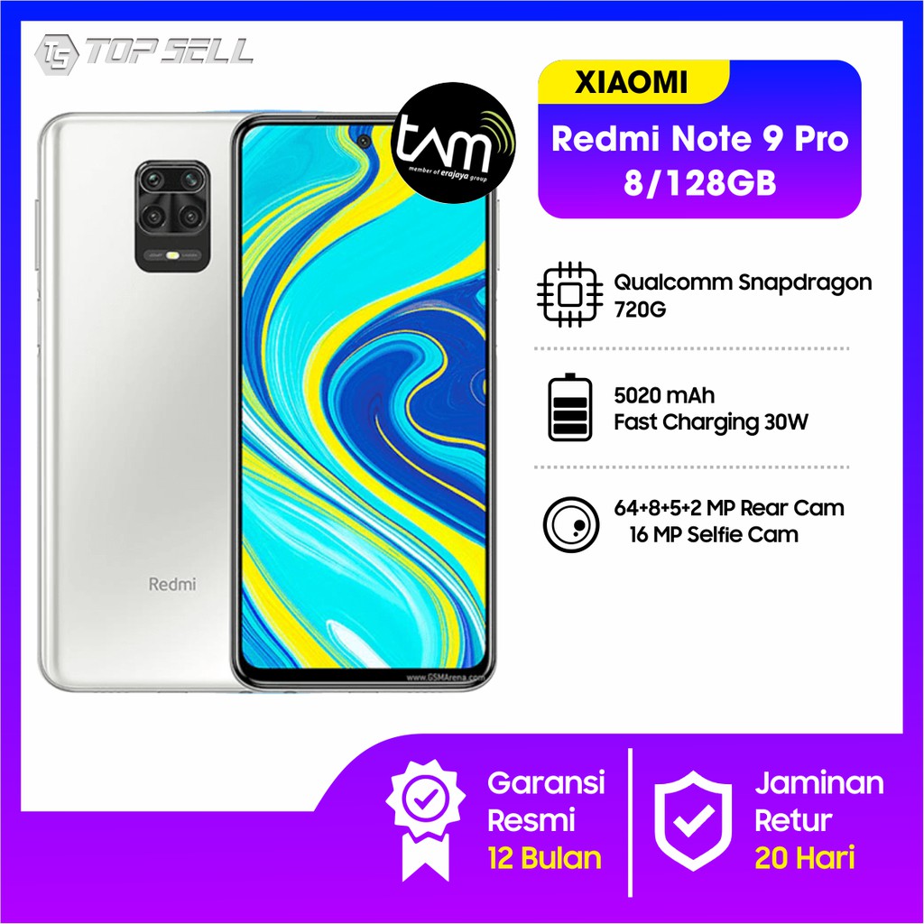 Handphone Redmi Note 9 Pro 6gb64gb 8gb128gb Garansi Resmi 12 Bulan Shopee Indonesia 1877