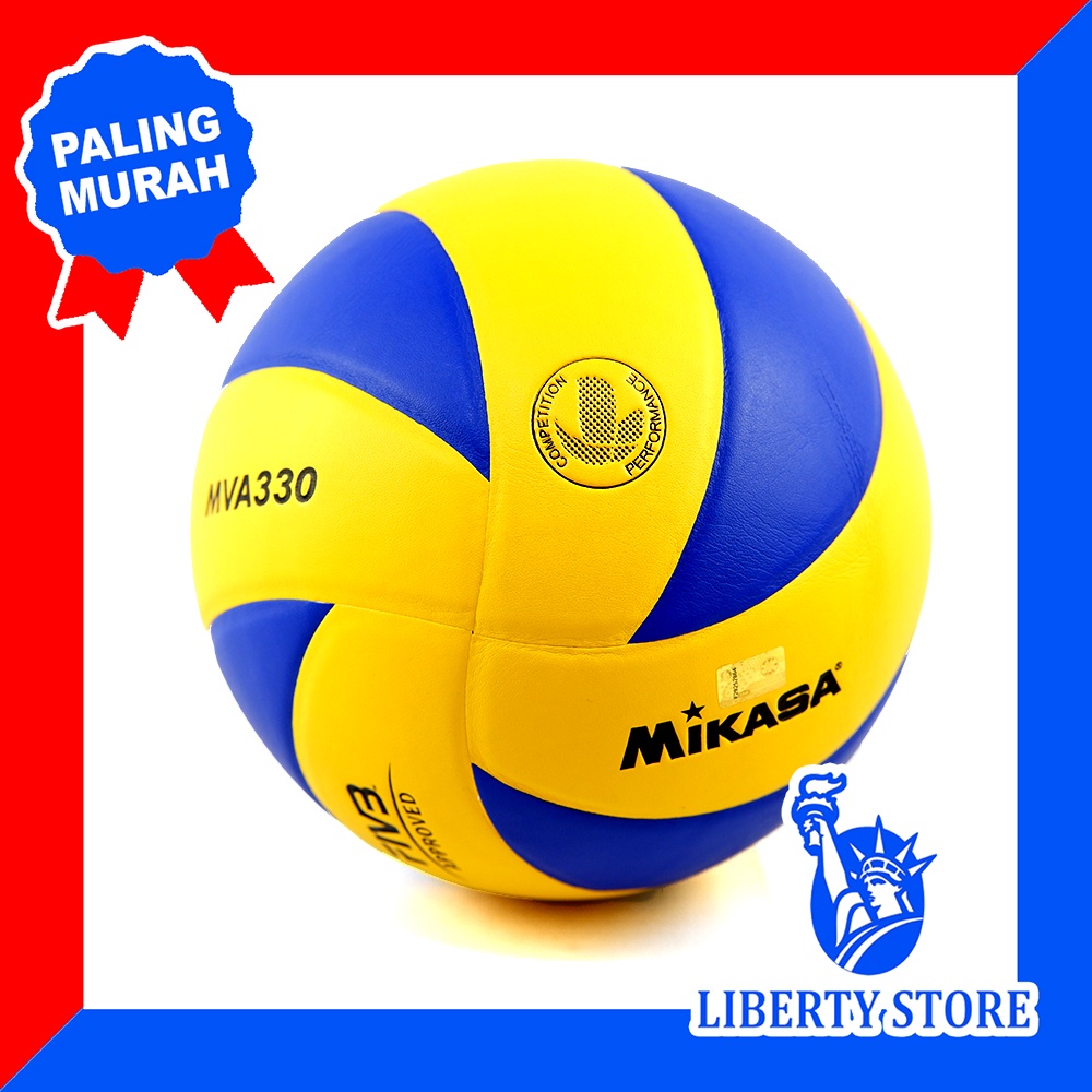 Bola Voli IMPORT MIKASA MVA 330 Original FREE Jaring + Pentil