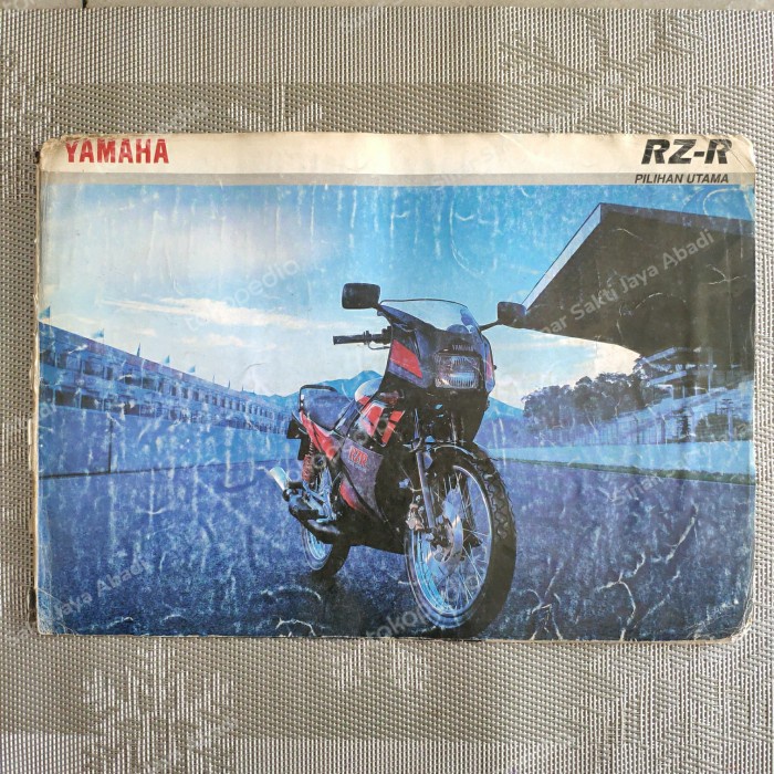 (100% ORI) Brosur Yamaha RZR (Background Biru) Elegan