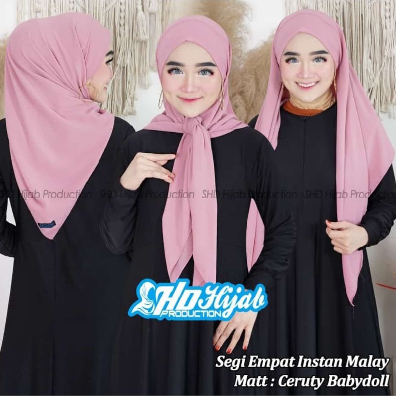 Best seller Segiempat Malay Premium/Segiempat Malaysia Ceruty baby doll/Segiempat instan