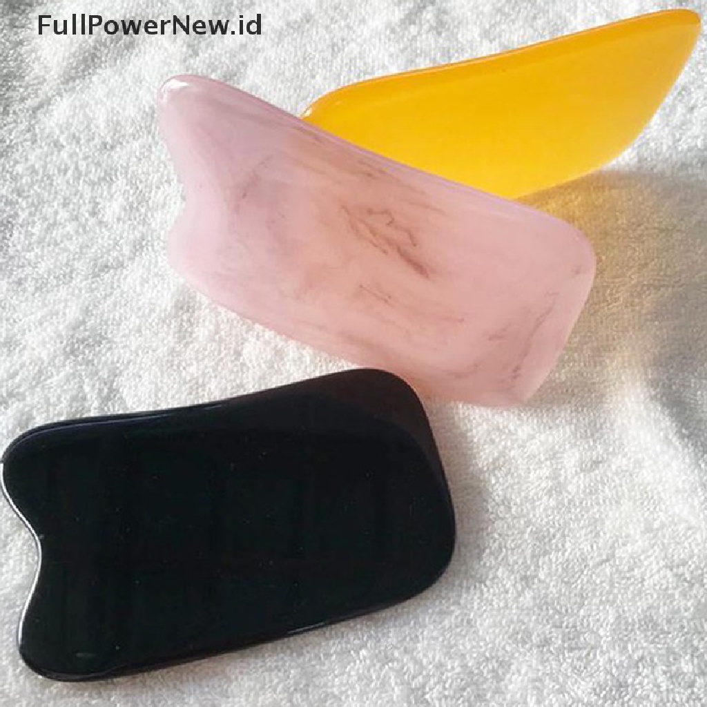 [KUKU PALSU] Beeswax Guasha Scraping Massage Scraper Face Massager Acupuncture Gua Sha Board .