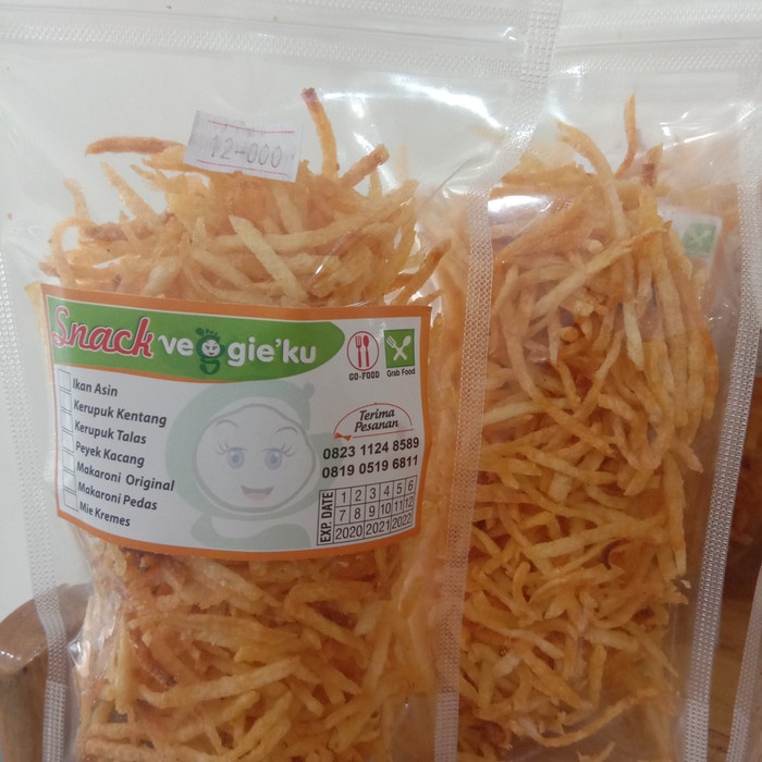 

vd201gf Kentang Kriuk | Kentang Orek Vegetarian | Cemilan Vegetarian Dscscv