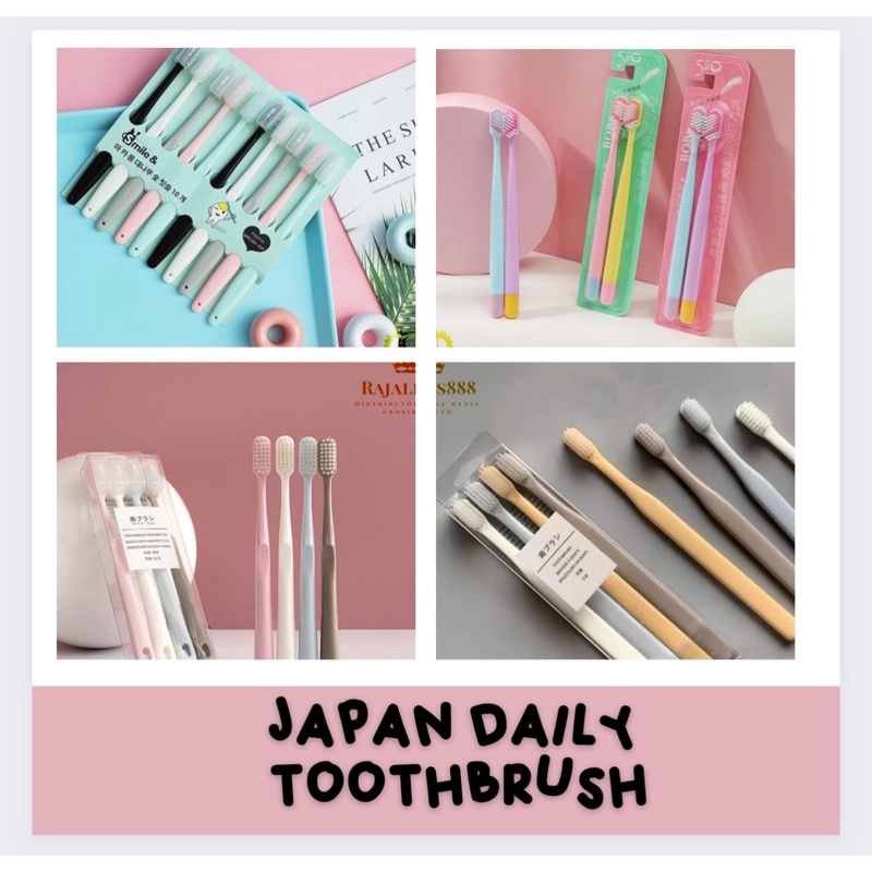 Japan toothbrush/ sikat gigi anak BPA free / dewasa japan premium / sikat gigi travel