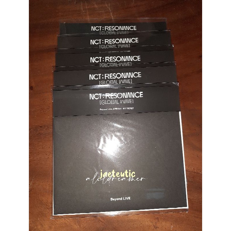 AR TICKET OFFICIAL JAEHYUN JAEMIN JENO RESONANCE NCT2020 BEYOND LIVE
