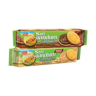 

ROMA SARI GANDUM SANDWICH COKLAT/ PEANUT BUTTER 115gr