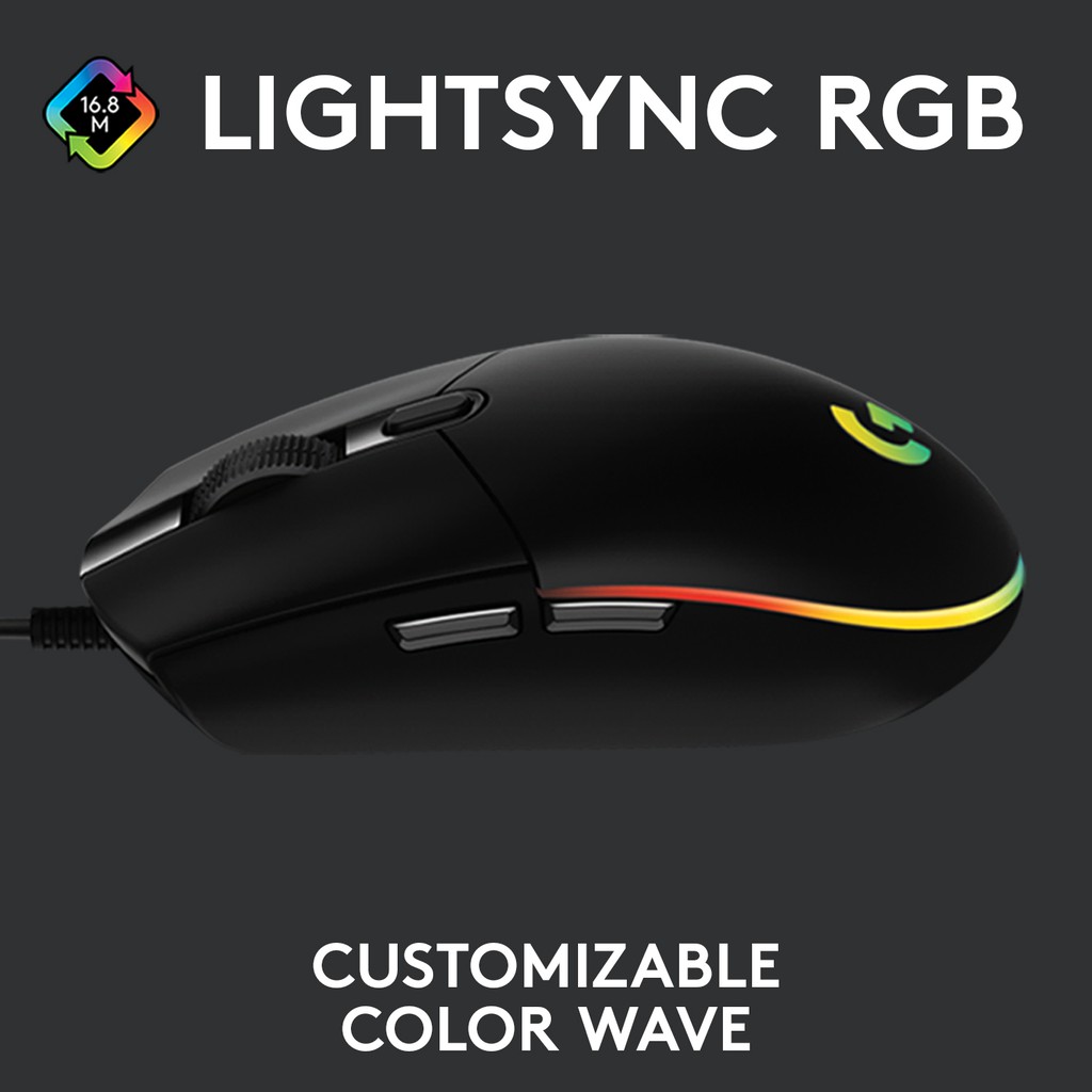 Logitech G102 LightSync RGB Mouse Gaming USB