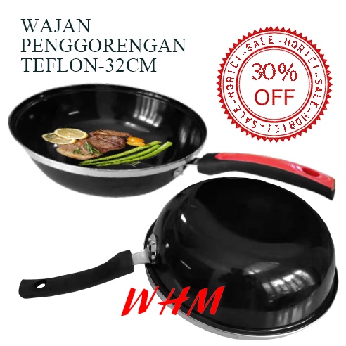 Wajan Bagus 32CM Wajan Bagus Teflon 32cm / Wajan Penggorengan Teflon 32cm