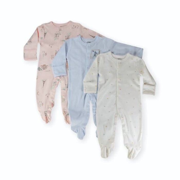 Lihat Detal Sleepsuit / mamas papas / baju tidur bayi / baju bayi perempuan Obral