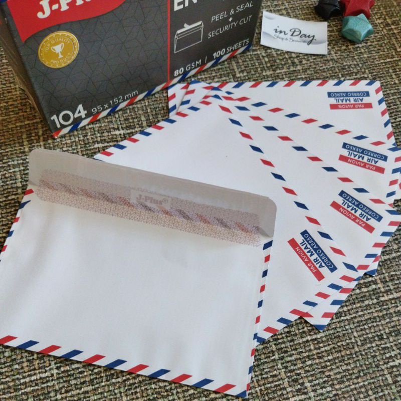 (5pcs) Amplop Airmail | INDAY SHOP