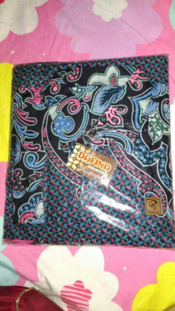 Couple Batik Semi Tulis Gamis Kemeja Panjang