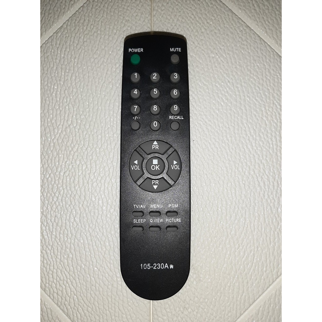 Remot Remote TV LG Tabung Goldstar 230A tanpa setting