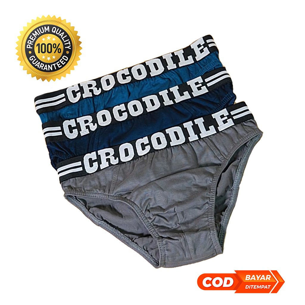 Sempak Crocodile / Celana dalam Crocodile Pria Dewasa 251 ISI 3 PCS