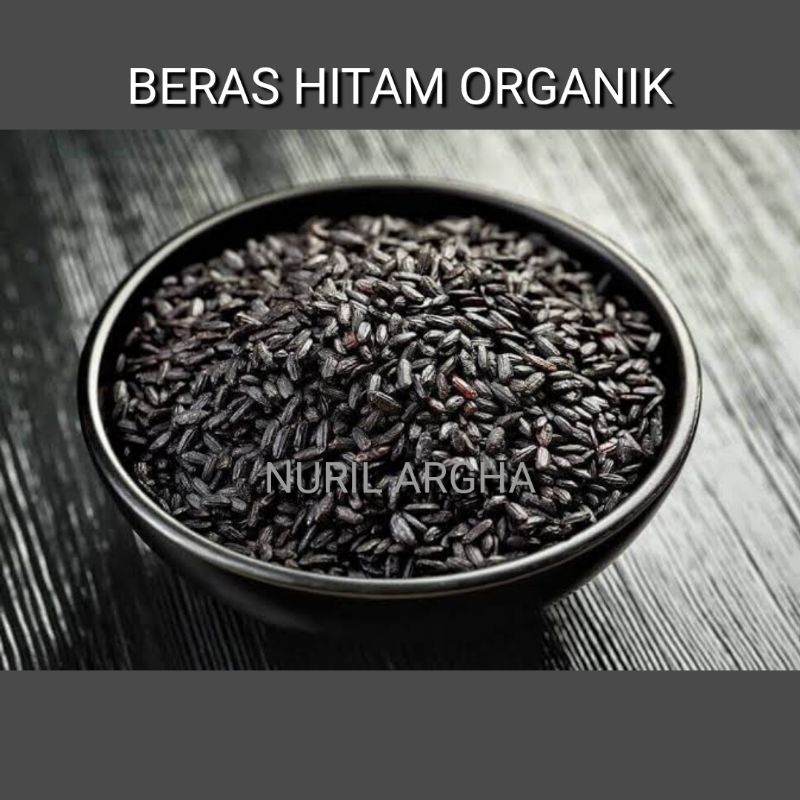 

Beras hitam organik / organic black rice. per 1 kg. viral beras diet