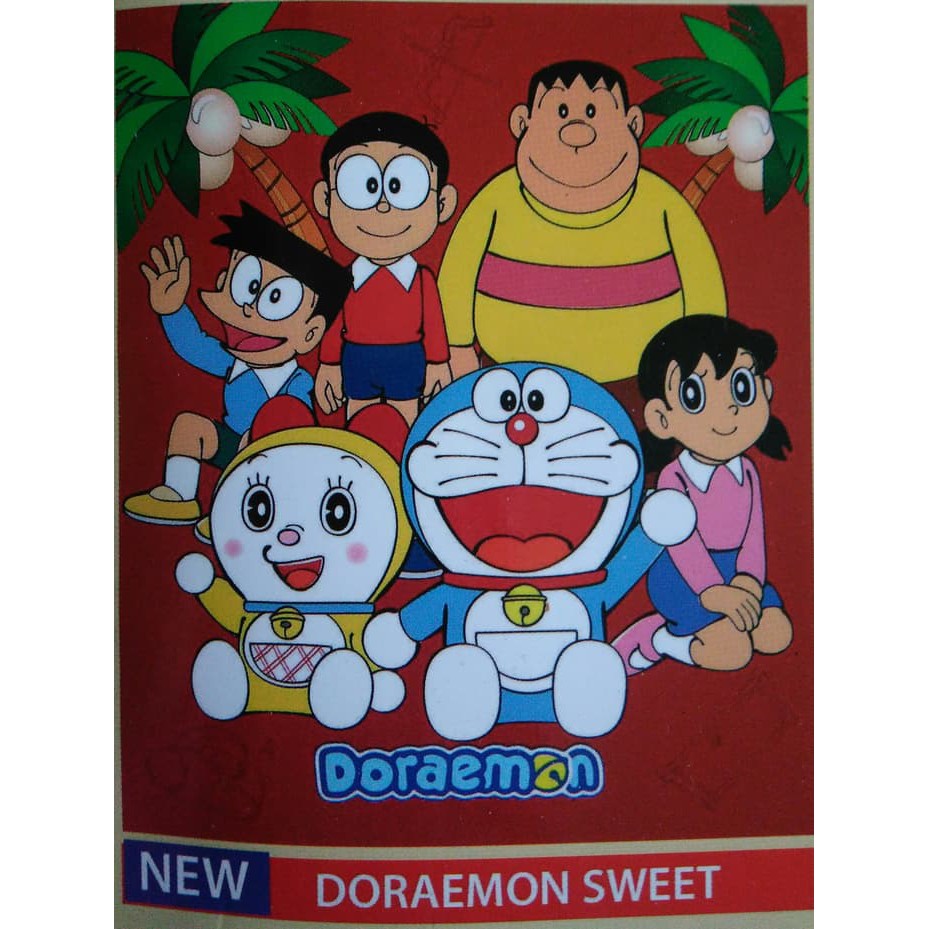Selimut Bonita Soft Panel 2D Motif Karakter Doraemon Sweet