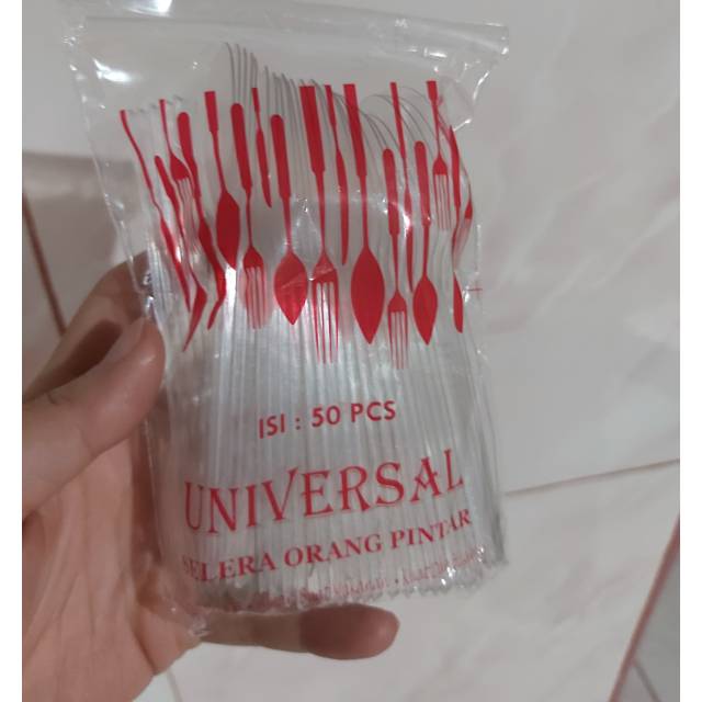 Sendok Plastik kecil / sendok es krim / sendok puding