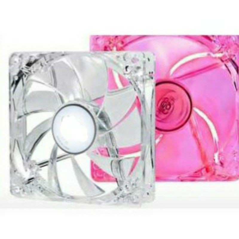FAN CASING TRANSPARAN 12CM NYALA, FAN CPU NYALA 12CM, FAN CASE TRANSPARAN 12 CM BENING
