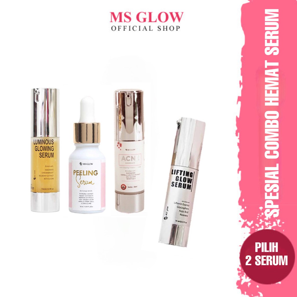 MS GLOW COMBO SERUM - 2 ITEM