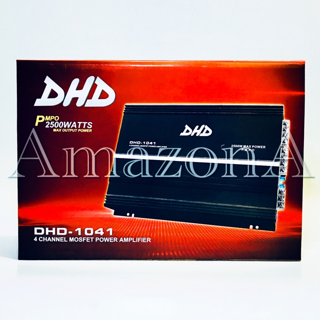 Power Amplifier DHD-1041 4 CHannel Silver