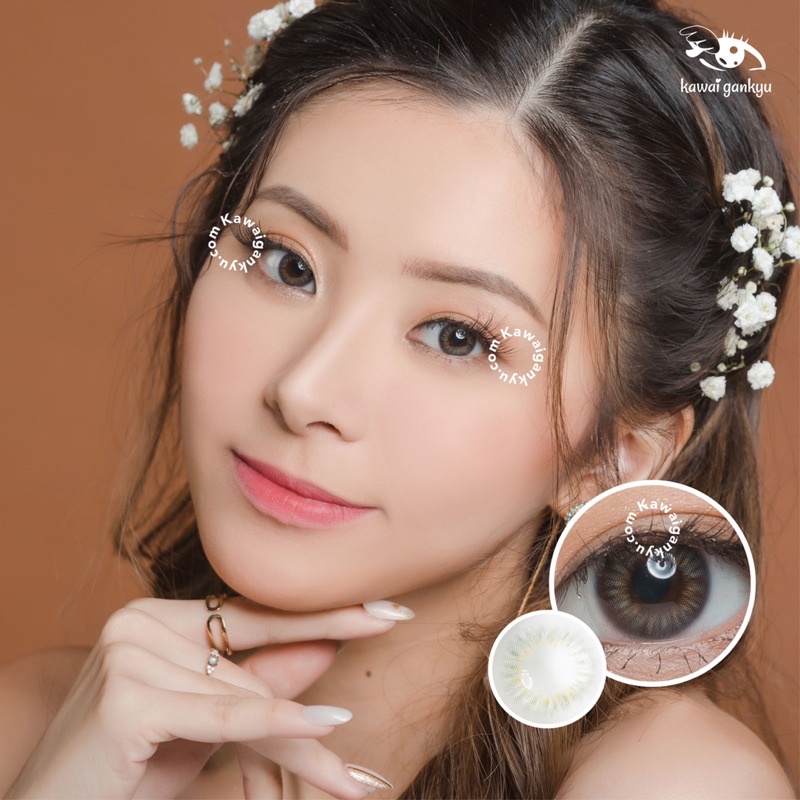 KawaiGankyu Softlens - Princess Yunna Gray by Luina (1botol)