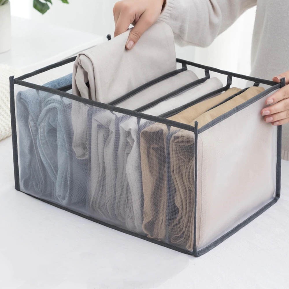 Tempat Penyimpan Pakaian / Dalaman Laundry Bag Serbaguna Lemari Rapi Storage Box Travel R282 RANDOM