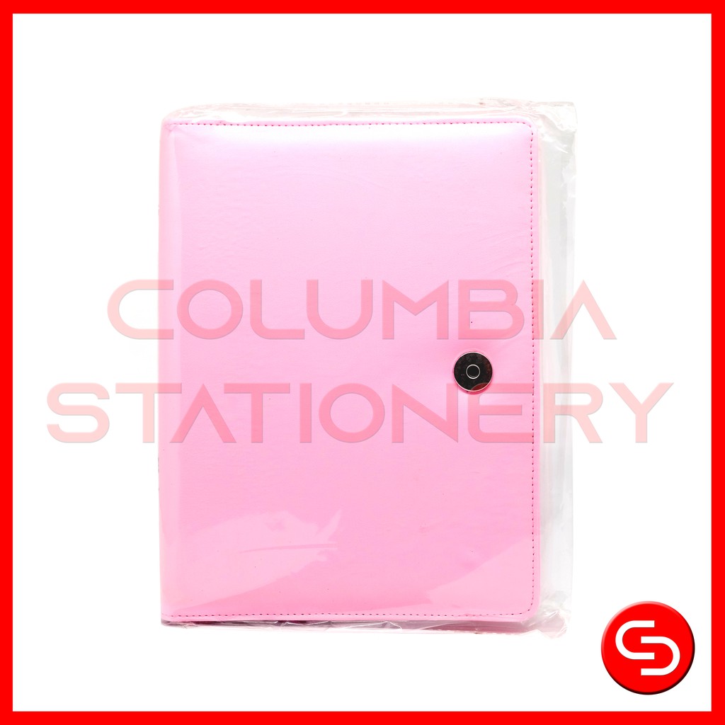 

Binder A5 Kulit Kancing Pink Polos
