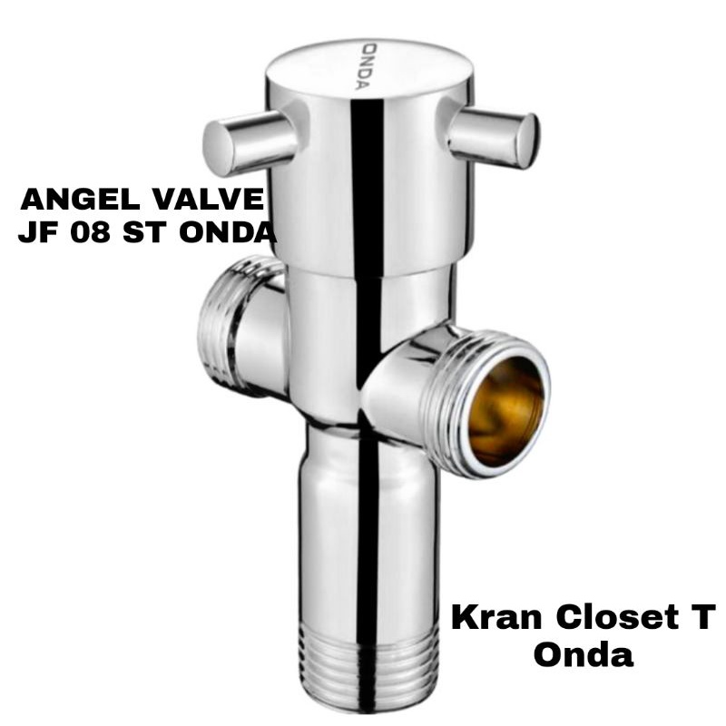 Angel Valve JF 08 St Onda | Stop Kran T Onda kloset | Kran kloset / kran cabang / kran T shower kloset