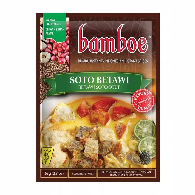 

Bamboe Bumbu Soto Betawi 65 gr