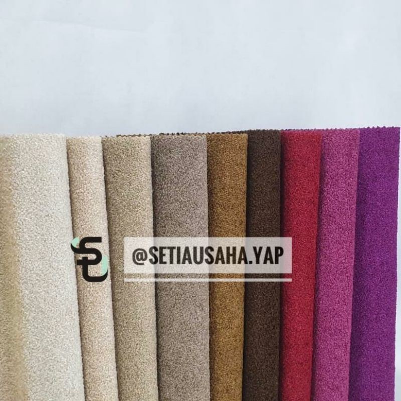 KAIN KURSI BELUDRU HANDUK HENESSY DAVINCI COSMOS - untuk sofa, surpet, karpet rugs, boneka by Setia 