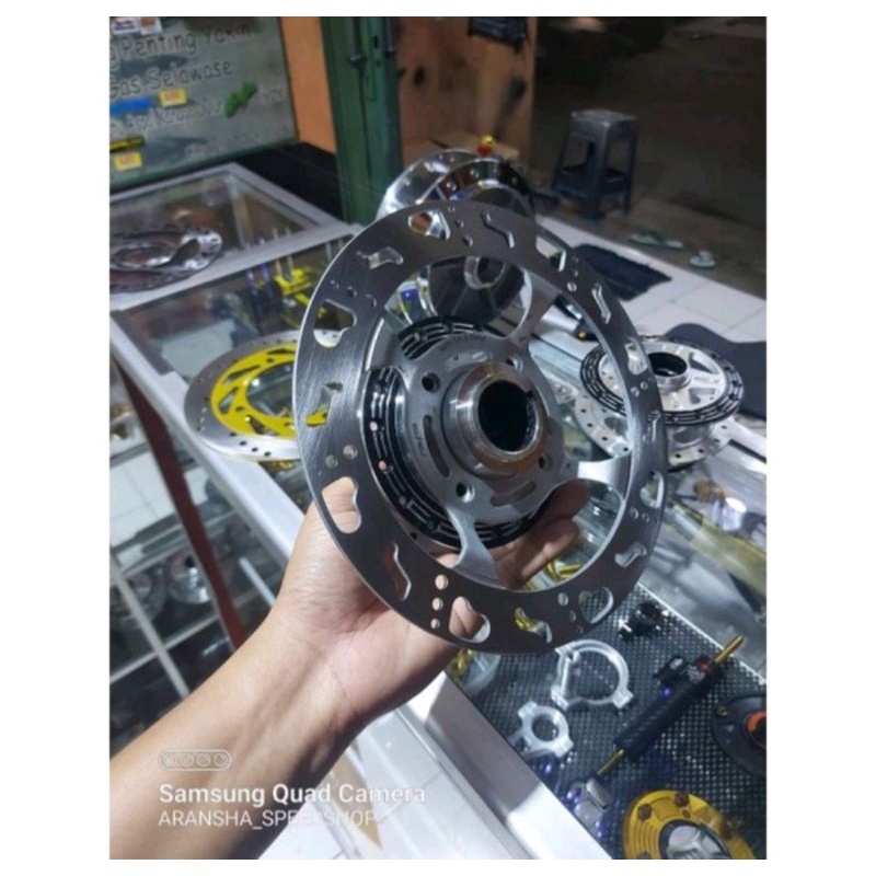 Tromol depan Supra  dan Mio coak dan disk cekung PNP NINJA RR atau R Supra fu