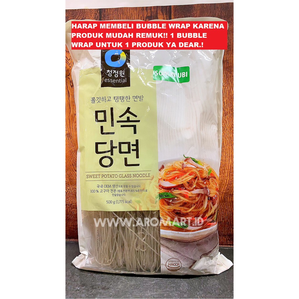 

Essential Sohun Ubi Korea/Sweet Potato Glass Noodle - 500g