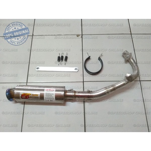 Knalpot CLD Vespa LX/Primavera type C1 Silencer Bulat Doff