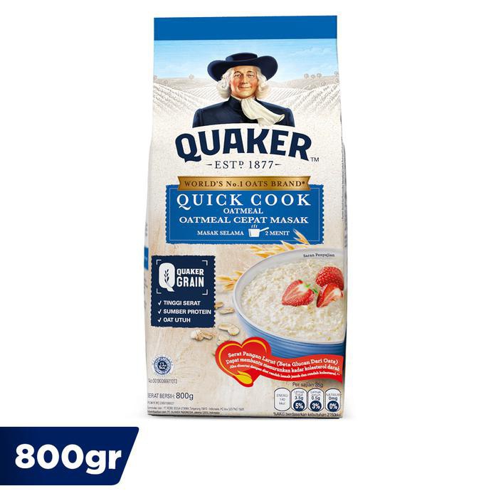 

Quaker Oatmeal Instant Quick Cooking Biru 800 gr