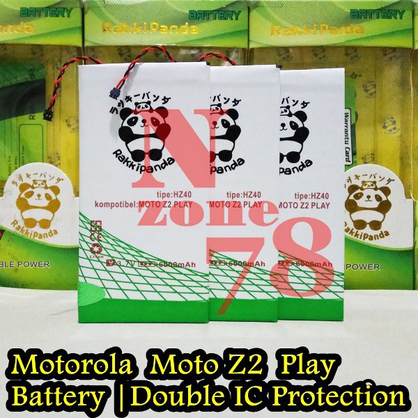 TERMURAH Baterai Motorola Moto Z2 Play XT1710 M274D HZ-40 Double IC Protection STOK TERBATAS