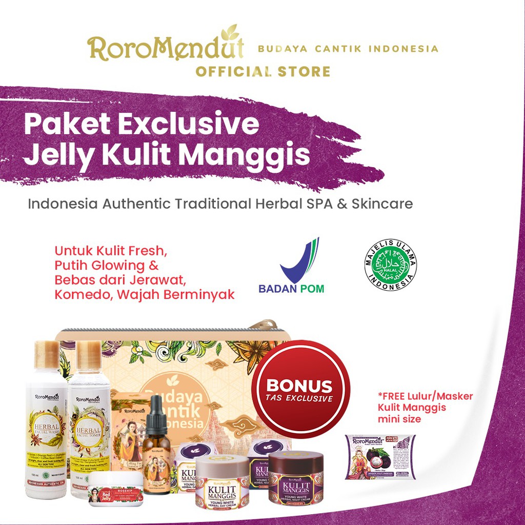 

Roro Mendut Paket Kulit Manggis White Exclusive Jelly Package