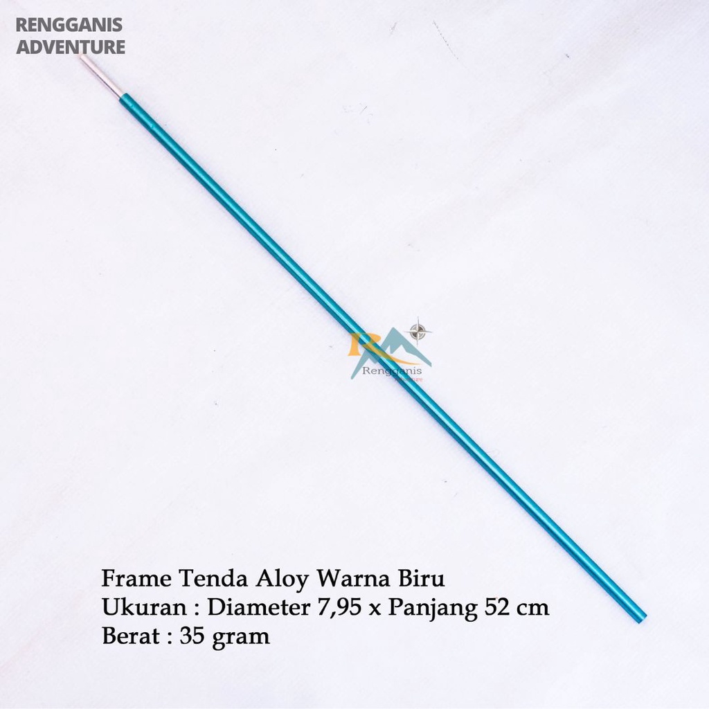 Frame Tenda Alumunium Alloy TENDAKI Perbatang Frame Tenda Camping Tiang Outdoor Kemah